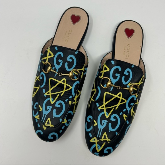 Gucci Ghost Princetown Horsebit Mules EU 39.5 - Picture 4 of 12